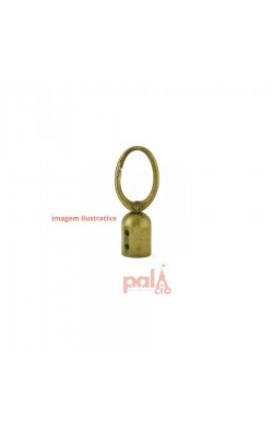 PORTA ALCA C/ MOSQUETAO OURO VELHO C/2PC
