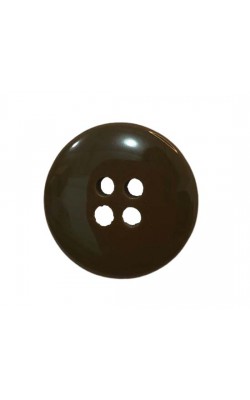 BOTAO 4 FUROS 20MM MARROM 12 PC