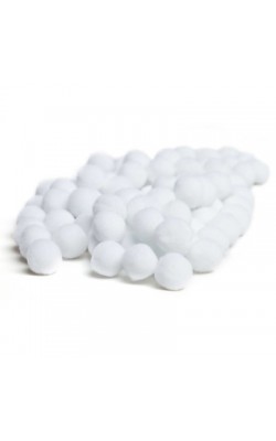 POM POM NYBC 14MM COM 100 PECAS BRANCO