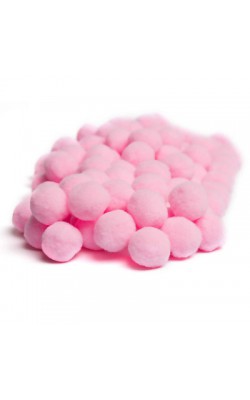 POM POM NYBC 14MM COM 100 PECAS ROSA