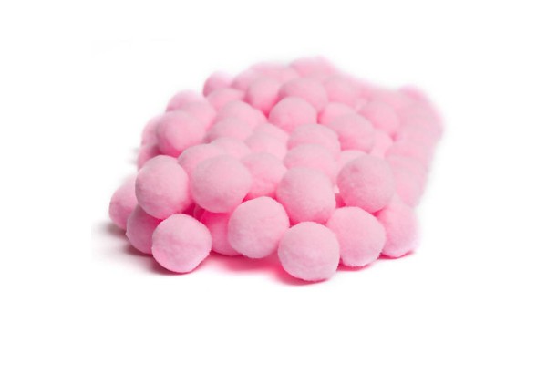 POM POM NYBC 14MM COM 100 PECAS ROSA