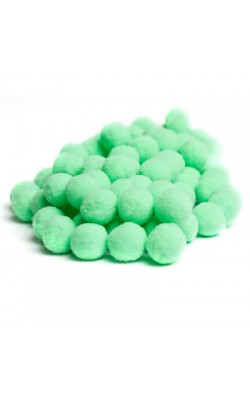 POM POM NYBC 14MM COM 100 PECAS VERDE CLARO