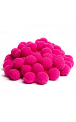 POM POM NYBC 14MM COM 100 PECAS ROSA ESCURO