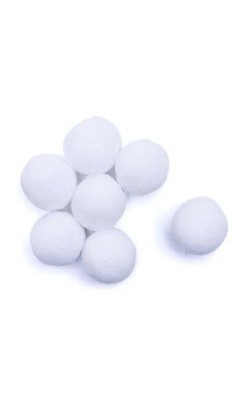 POM POM 20MM COM 100 UNIDADES BRANCO 