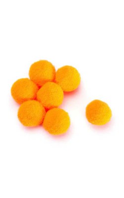 POM POM 20MM COM 100 UNIDADES AMARELO GEMA