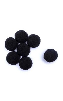 POM POM 20MM COM 100 UNIDADES PRETO 
