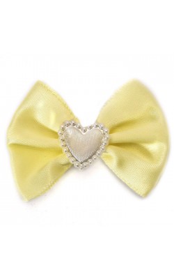 LACO COM CORACAO NYBC COM 10 UNIDADES AMARELO BEBE