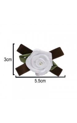 LACO COM FLOR COM 10 UNIDADES NYBC BRANCO 