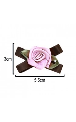 LACO COM FLOR COM 10 UNIDADES NYBC ROSA CLARO