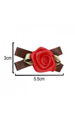 LACO COM FLOR COM 10 UNIDADES NYBC VERMELHO