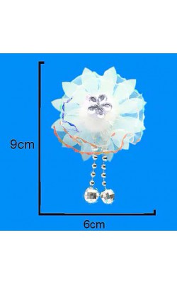 APLIQUES ENFEITES 9X6CM COM 5 PECAS BRANCO