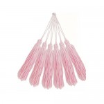 PINGENTE DE TASSEL 7CM COM 10 PECAS NYBC ROSA