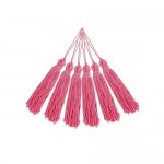 PINGENTE DE TASSEL 7CM COM 10 PECAS NYBC ROSA ESCURO