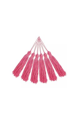 PINGENTE DE TASSEL 7CM COM 10 PECAS NYBC ROSA ESCURO