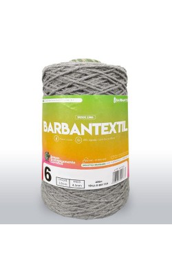 BARBANTEXTIL ARTESANAL 4/6 406M 400G CINZA
