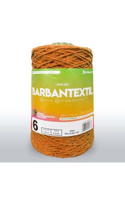 BARBANTEXTIL ARTESANAL 4/6 406M 400G LARANJA