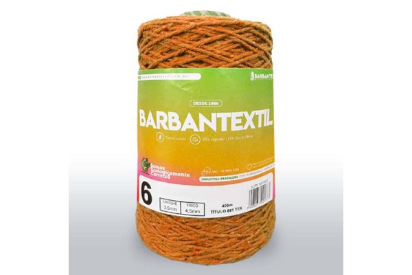 BARBANTEXTIL ARTESANAL 4/6 406M 400G LARANJA