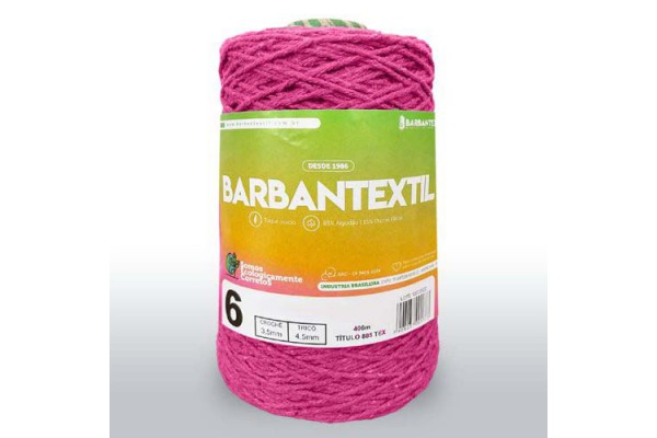BARBANTEXTIL ARTESANAL 4/6 406M 400G PINK