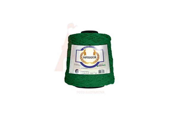 BARBANTE COLORIDO IMPERADOR 4/6 VERDE BANDEIRA