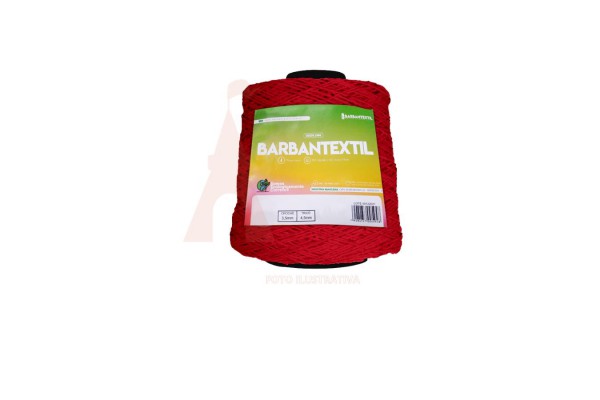 BARBANTE COLORIDO BARBANTEXTIL 1KG 4/6 VERMELHO