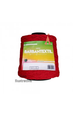 BARBANTE COLORIDO BARBANTEXTIL 1KG 4/8 VERMELHO
