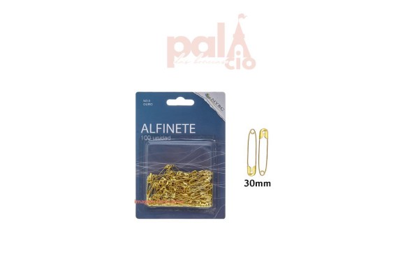 ALFIINTE DE SEGURANCA 0 OURO C/ 100 PC NYBC