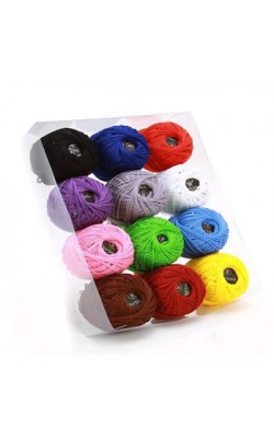 LINHA PARA CROCHE CAIXA COM 12 UNIDADES