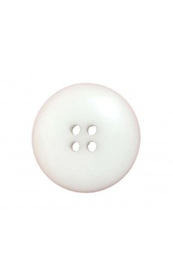 BOTAO 4 FUROS 25MM BRANCO 12 PC 