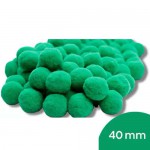 POM POM 40MM NYBC COM 5 PECAS VERDE BANDEIRA