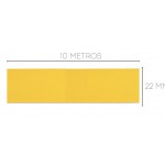 FITA DE GORGURAO 22MM COM 10 MTS AMARELO OURO