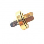 BOTAO MAGNETICO COM GARRA 18MM COM 10 PC DOURADO