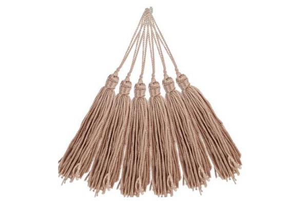 PINGENTE DE TASSEL 7CM COM 10 PECAS NYBC CHOCOLATE