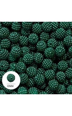 PEROLA CRAQUELADA 12MM VERDE COM 20GR 