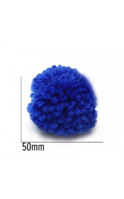 POMPOM DE LA 50MM ROYAL COM 5 UNIDADES
