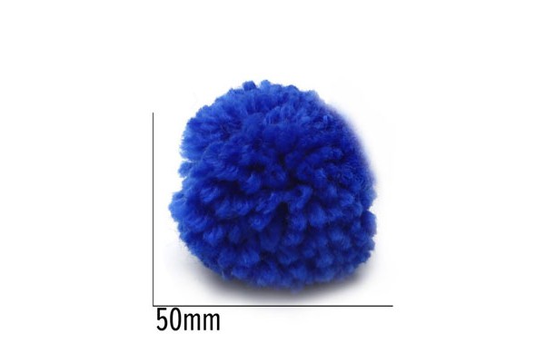 POMPOM DE LA 50MM ROYAL COM 5 UNIDADES