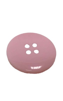 BOTAO 4 FUROS 25MM ROSA 12 PC 