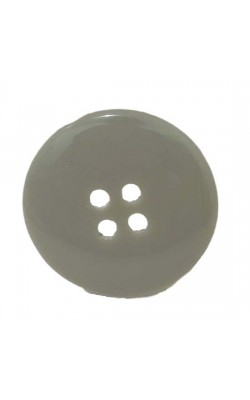 BOTAO 4 FUROS 25MM CINZA 12 PC 