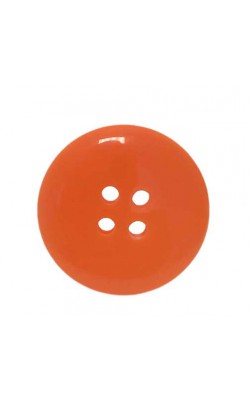 BOTAO 4 FUROS 25MM LARANJA 12 PC 