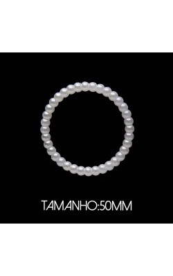 ARGOLA DE PEROLA NYBC 50MM COM 6 UNIDADES