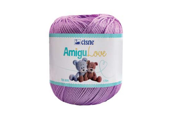 LINHA AMIGULOVE CISNE 170M 100G LILAS