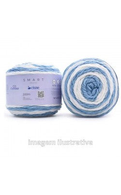 FIO CISNE SMART 100G AZUL  BRANCO