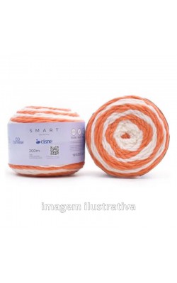 FIO CISNE SMART 100G LARANJA BRANCO