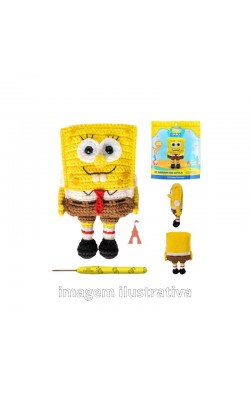 KIT AMIGURUMI BOB ESPONJA CORRENTE