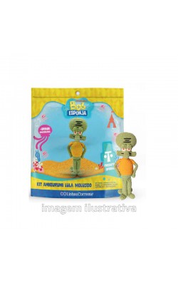 KIT AMIGURUMI LULA MOLUSCO CORRENTE