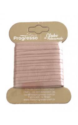 FITA DE CETIM PROGRESSO 000 COM 10 MTS CHOCOLATE