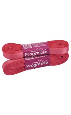 FITA DE CETIM PROGRESSO 10MM COM 10MTS CEREJA