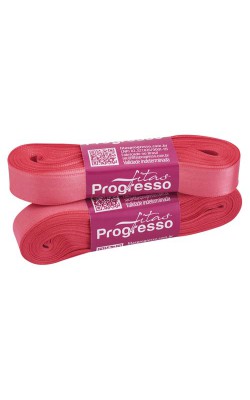 FITA DE CETIM PROGRESSO 15MM COM 10MTS CEREJA