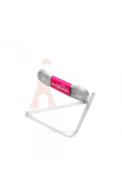 FITA DE CETIM PROGRESSO 7MM COM 10MTS CINZA CLARO