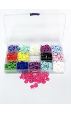 BOTAO DE PRESSAO COM15 CORES NEWZ