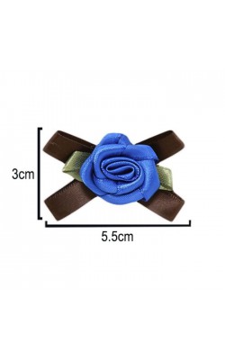 LACO COM FLOR COM 100 UNIDADES NYBC AZUL ROYAL